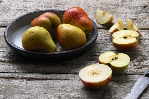 Pears and apples
