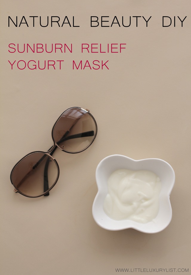 Yogurt coconut sunburn relief cream long view by little luxury list