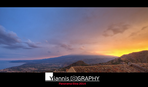 italy panorama volcano sicily etna hdr σικελία αίτνα