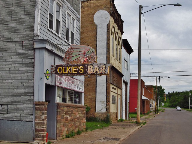 Olkie's Bar - 304 South Suffolk Street, Ironwood, Michigan U.S.A. - June 12, 2013