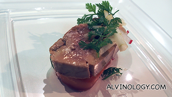 Foie gras on toast 