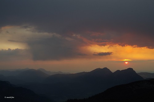 sunset berchtesgaden sonnenuntergang pentax alpen störhaus pentaxk50 berchtesgadenerhochtrohn