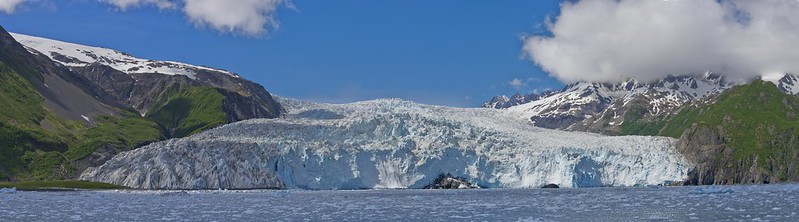 Aialik Glacier Panorama - Kenai Fjords National Park