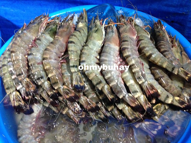 big prawns, Farmers Market Cubao