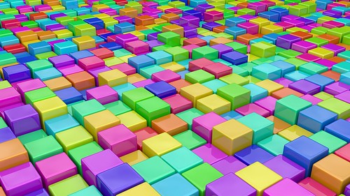 Cubes Colored