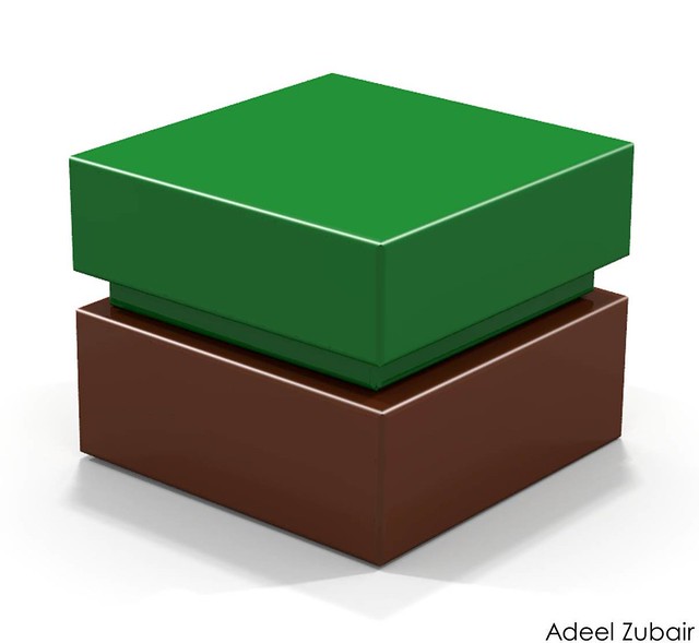 LEGO Minifigure Scale Lego Set - Minecraft Micro World, The Forest (21102)