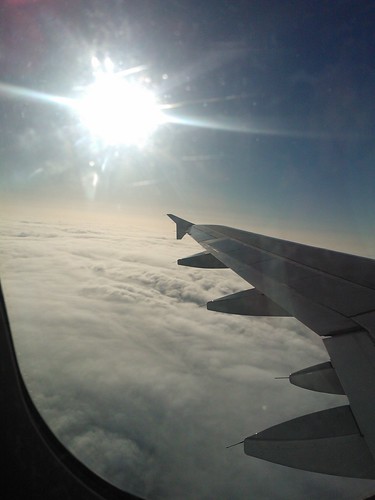 sky portugal clouds sunrise wings céu nuvens tap avião plain asas nascerdosol