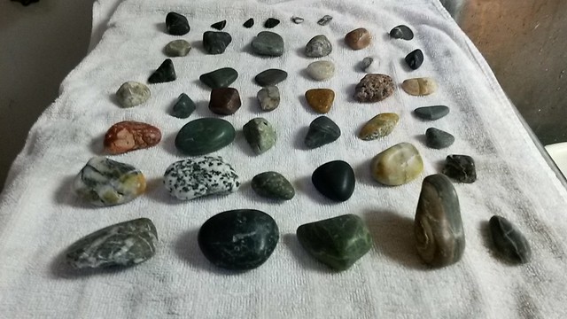 Latest batch of tumbled rocks