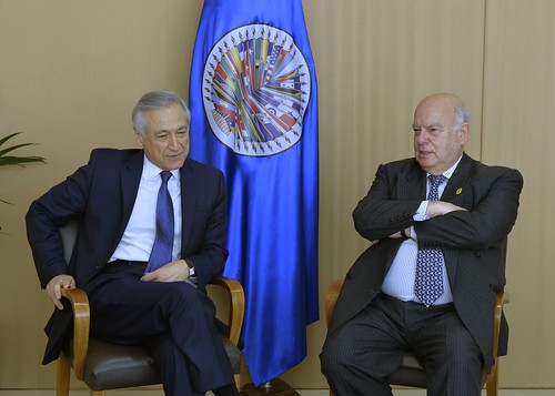 OAS Secretary General Meets with Foreign Minister of Chile