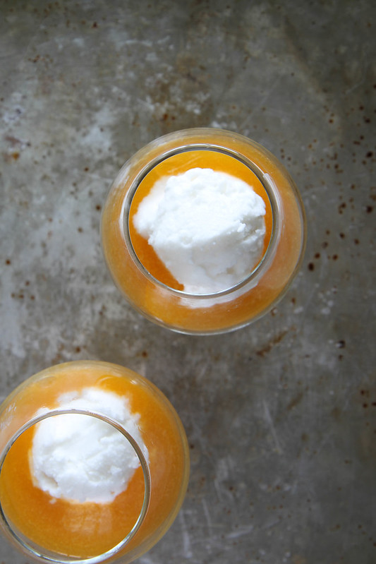 Apricot Coconut Prosseco Punch