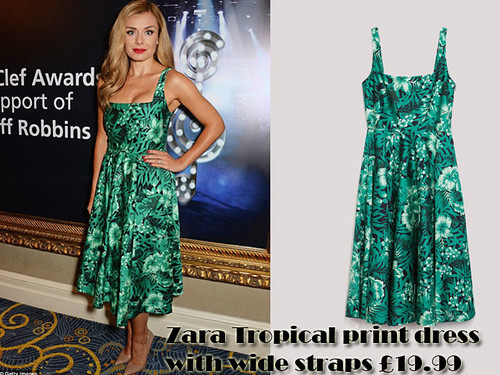 jungle print, Zara-Tropical-print-dress