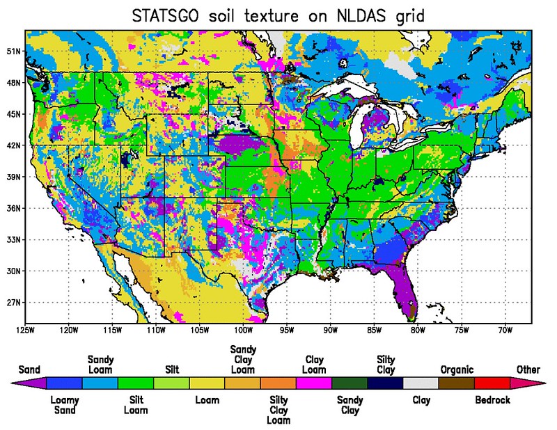 soil texture map of the united states