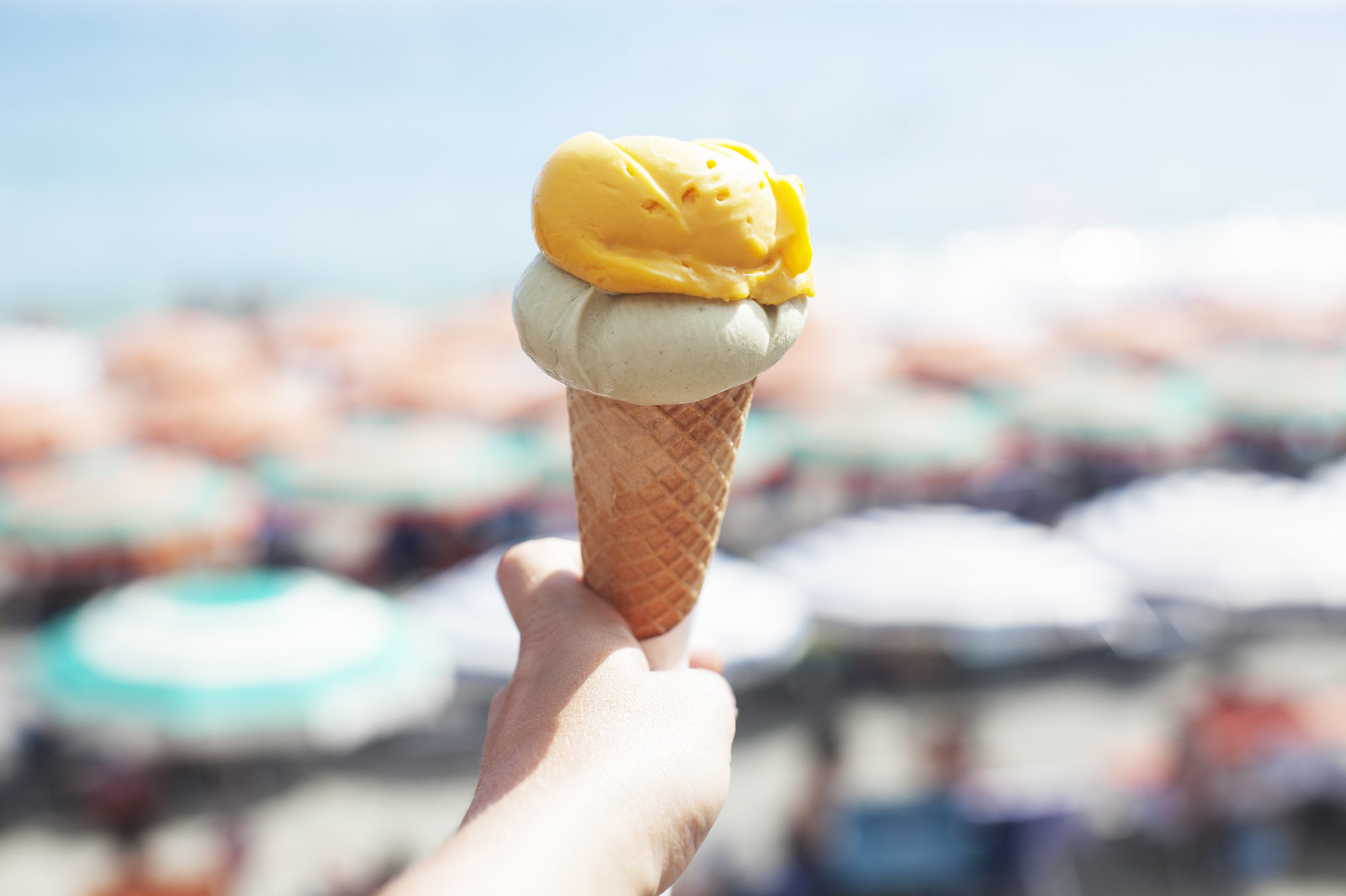 gelato in Cinque Terre, Italy