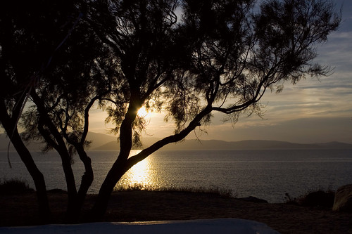 sunset greece cyclades naxos 2014 tamarisk agiaanna