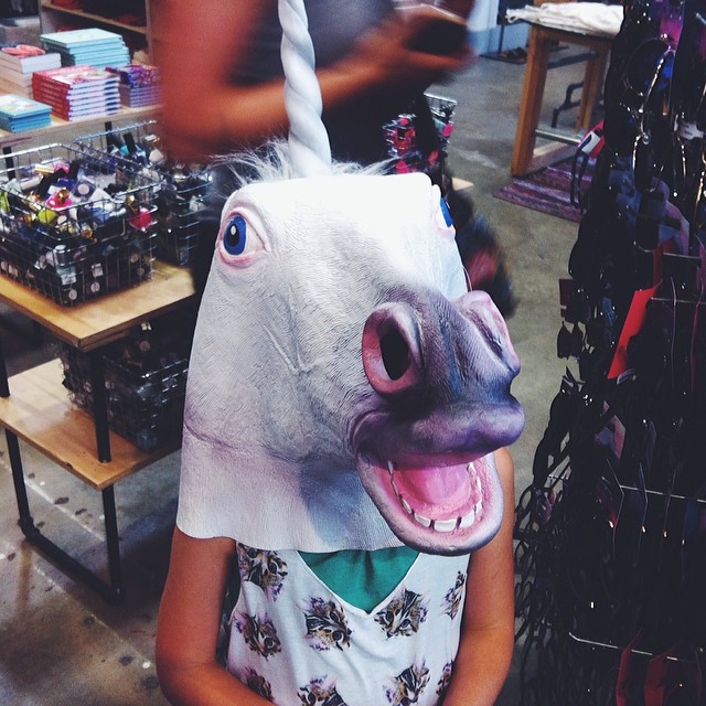 A #unicorn mask? Why the hell not? #triouradventure
