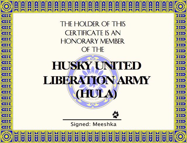 HULA certificate