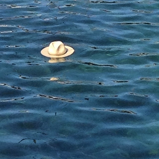 Hats off to Mackinac Island! I was boarding the ferry back to the mainland when a gust of wind landed a gentleman's hat in the water. It was later fished out by a dock attendant. #mackinacisland #focusingonlife #ordinaryday