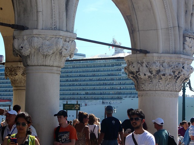 The Doge's Palace And the Regal Princess Liner