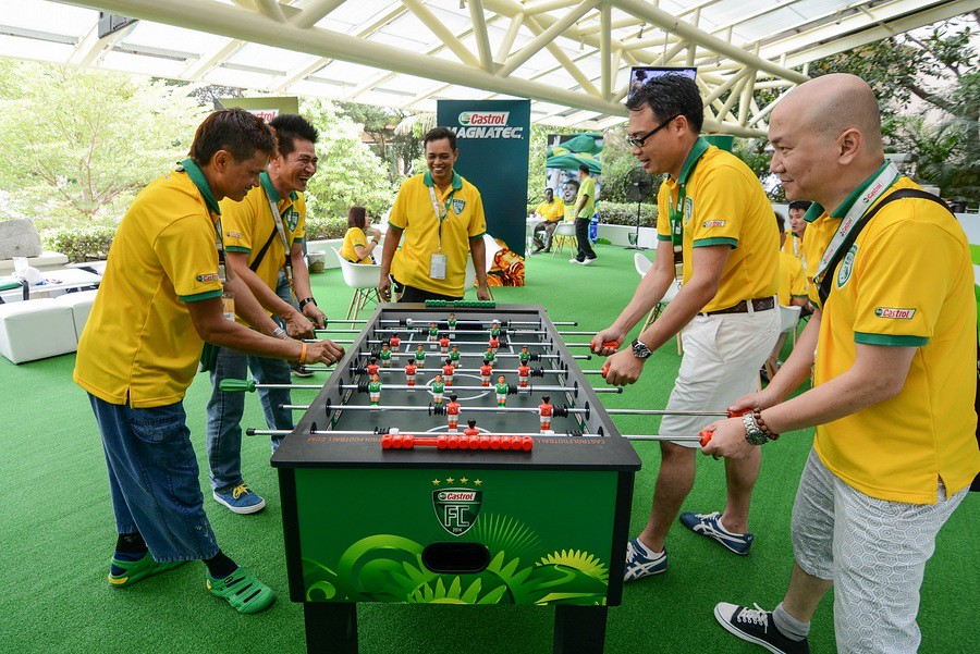 Foosball challenge for participants at the Rio in Asia, Phuket event