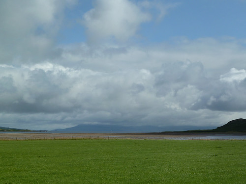 uk blue sea sky cloud island grey scotland sand cloudy unitedkingdom britain argyll hills loch causeway kintyre sealoch davaar campbeltownloch