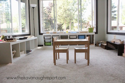 Montessori Homeschool Classroom (Photo from The Kavanaugh Report)