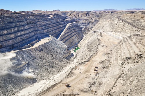 Open pit of the Rio Tinto Rössing uranium mine, Namibia