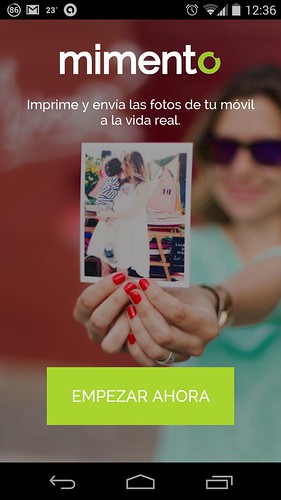 Mimento, una app para imprimir tus fotos desde el móvil