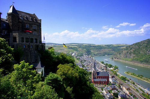 castle church architecture germany gothic medieval oberwesel