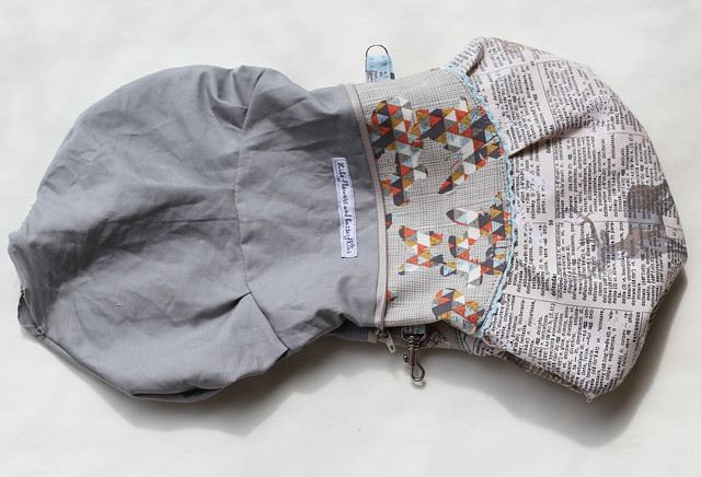 Indelible clutch zipper bag tutorial