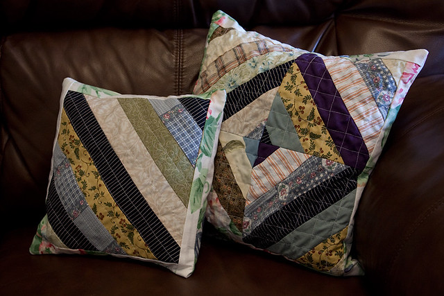 String-Quilted Pillow Slip-Covers