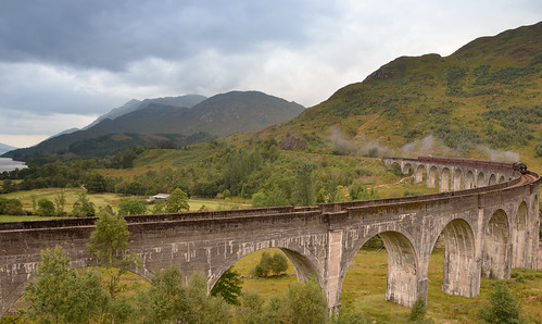 scotland nikon harrypotter viaduct glenfinnan steamtrain d7000