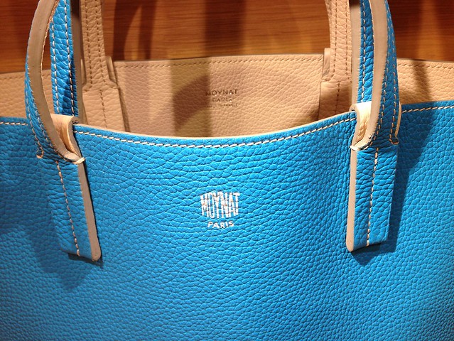aqua blue Moynat shoulder bag, Paris