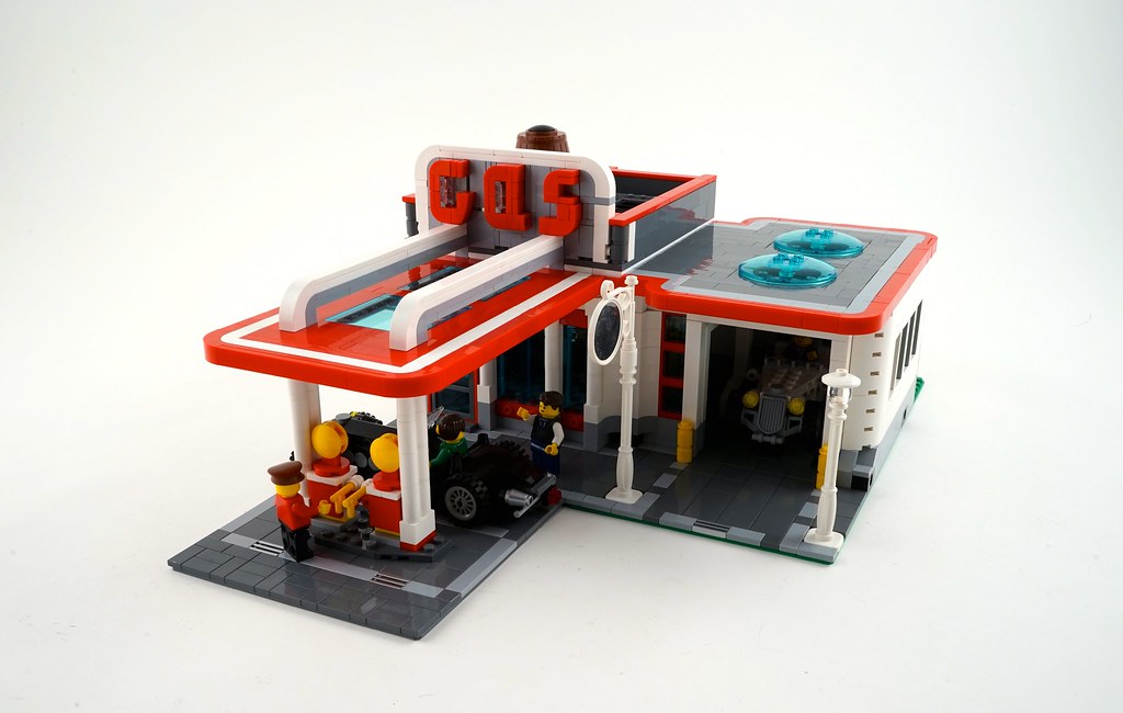 lego modular gas station