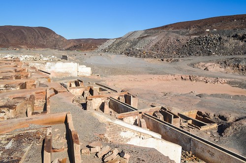 Ruins at the Brandberg West Mine, Namibia