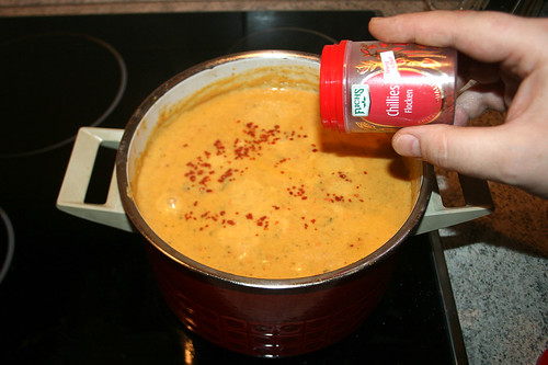 39 - Mit Chiliflocken abschmecken / Taste with chili flakes