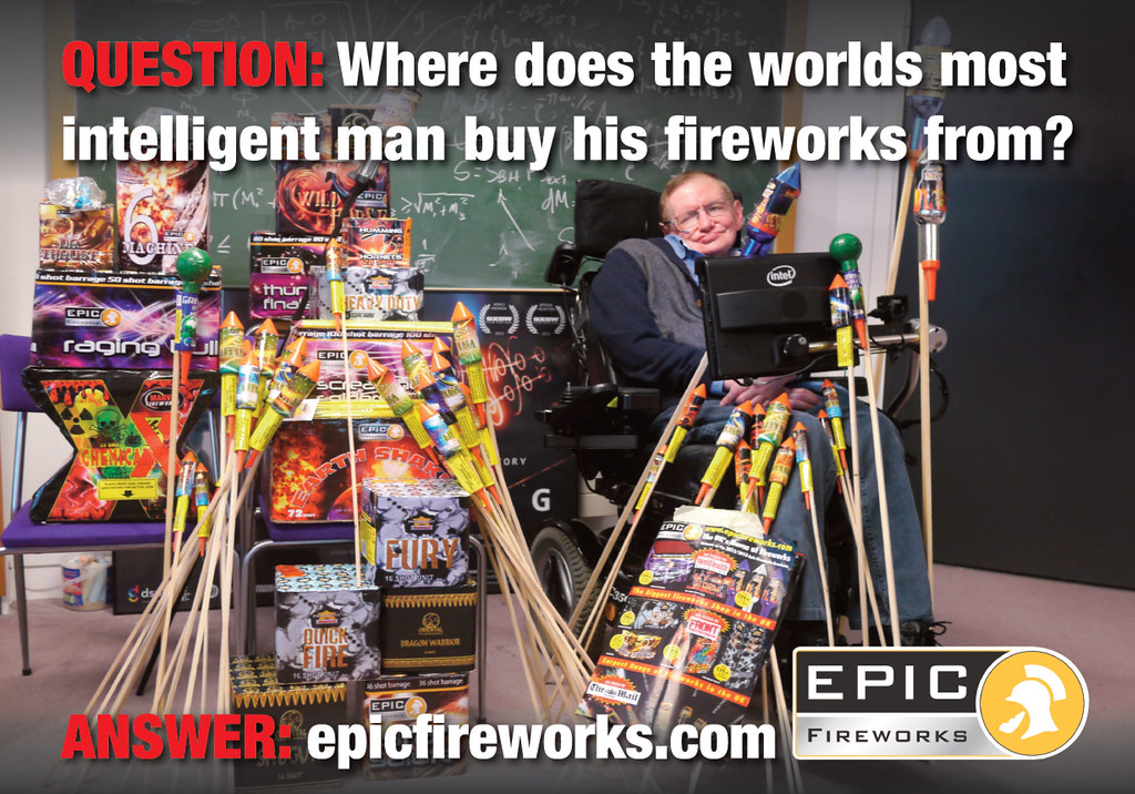 Where Does The World's Most Intelligent Man Buy His Fireworks From?