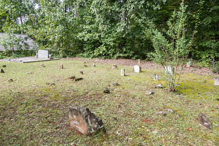 Rock marked graves