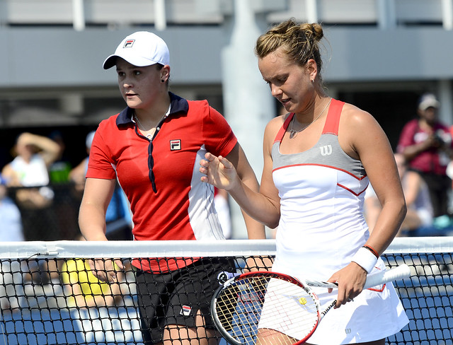 2014 US Open (Tennis) - Tournament - Barbora Zahlavova Strycova and Ashleigh Barty