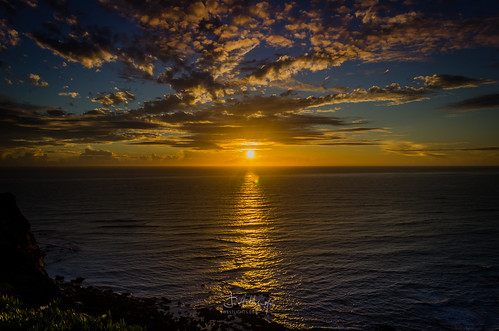 blue sunset sea sky orange sun seascape reflection portugal nature nikon explore 1855mm nikkor leiria peniche sãobernardino d5100