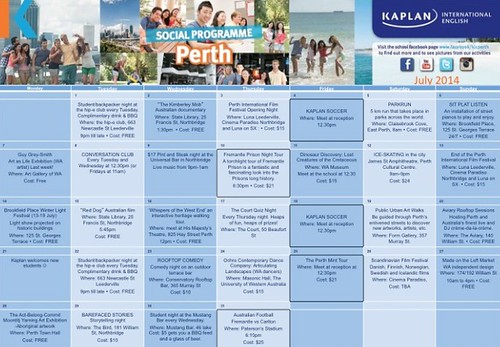 Kaplan activity calendar