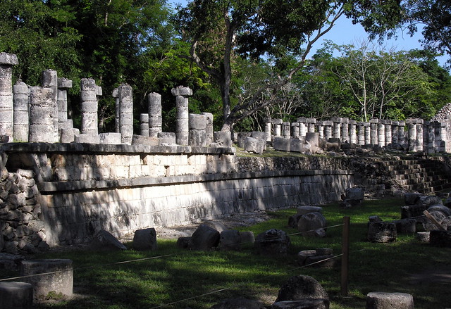 2011 MEXICO-054 CHICHEN ITZA TEMPLE OF THE WORRIORS 墨西哥 奇琴伊察 武士神廟
