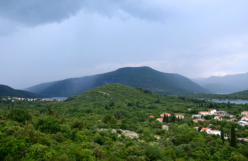 croatia hrvatska 2014 rainshower ston kroatië regenbui pelješac