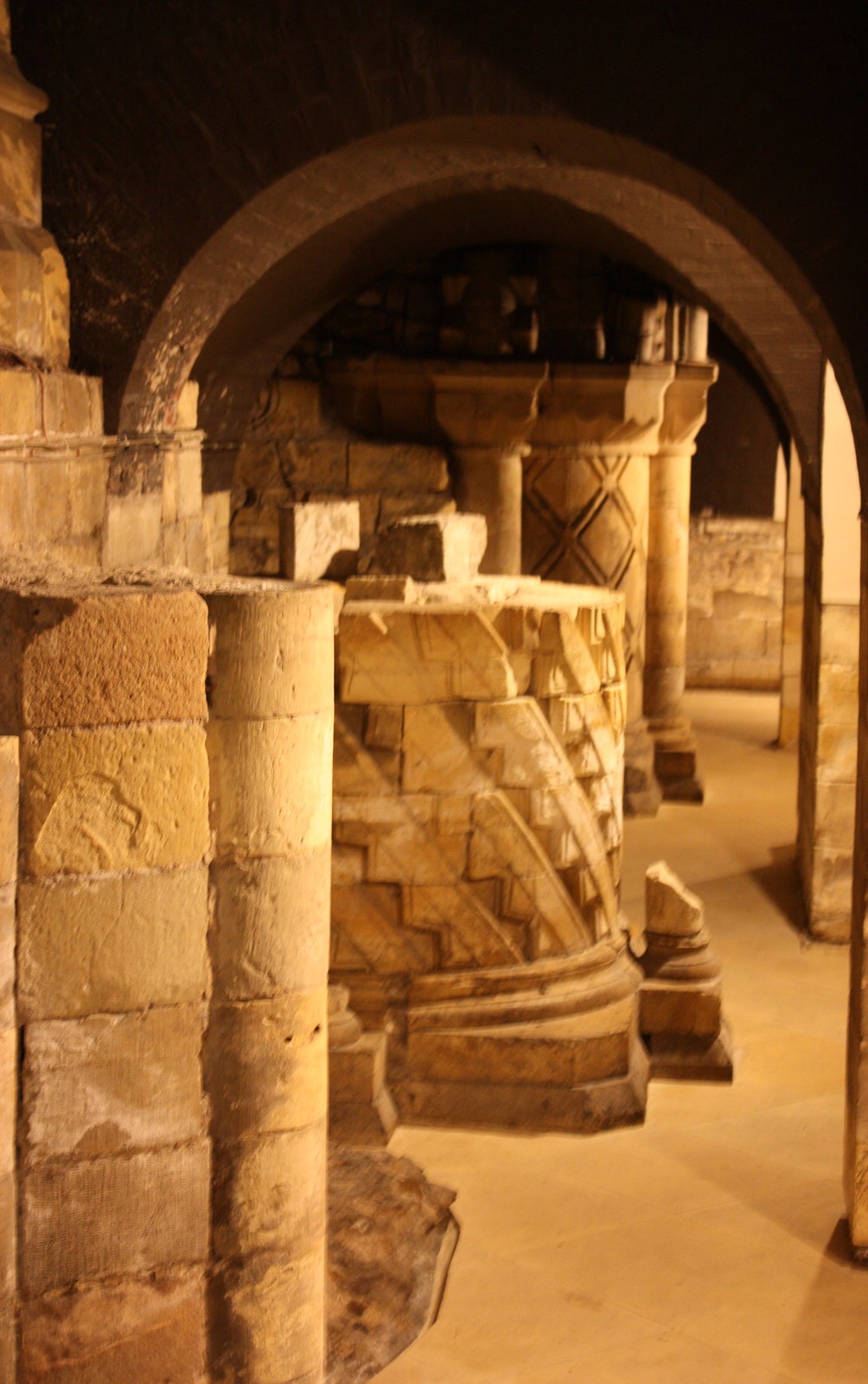 York Minster in the cellar