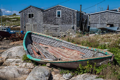 Old Boat at Peggy's Cove
