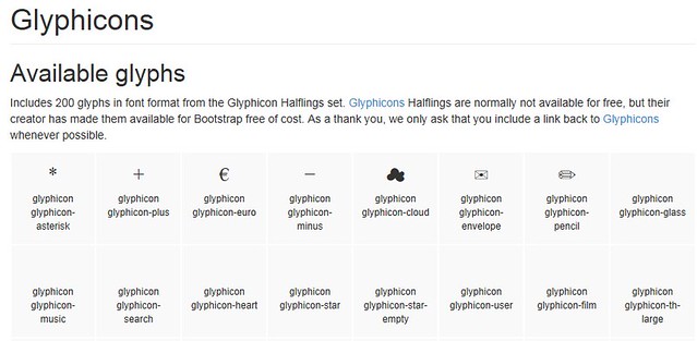 IE 未下載字型時 Bootstrap 的 Glyphicons