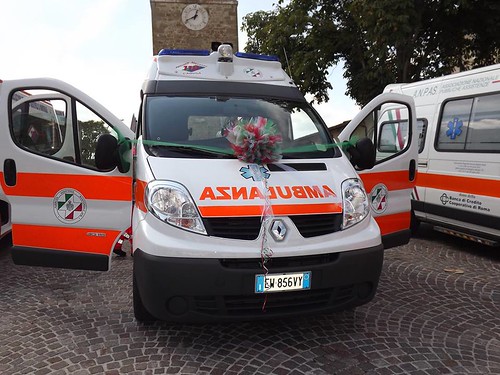 Montereale: la nuova ambulanza della pubblica assistenza
