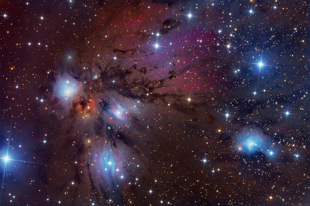 NGC2170 - Reflection Nebula in the constellation of Monoceros - LRGB