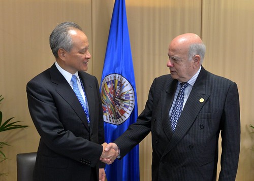OAS Secretary General Met with Permanent Observer of China