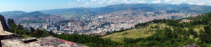 Panorama from a Sarajevo Hillside