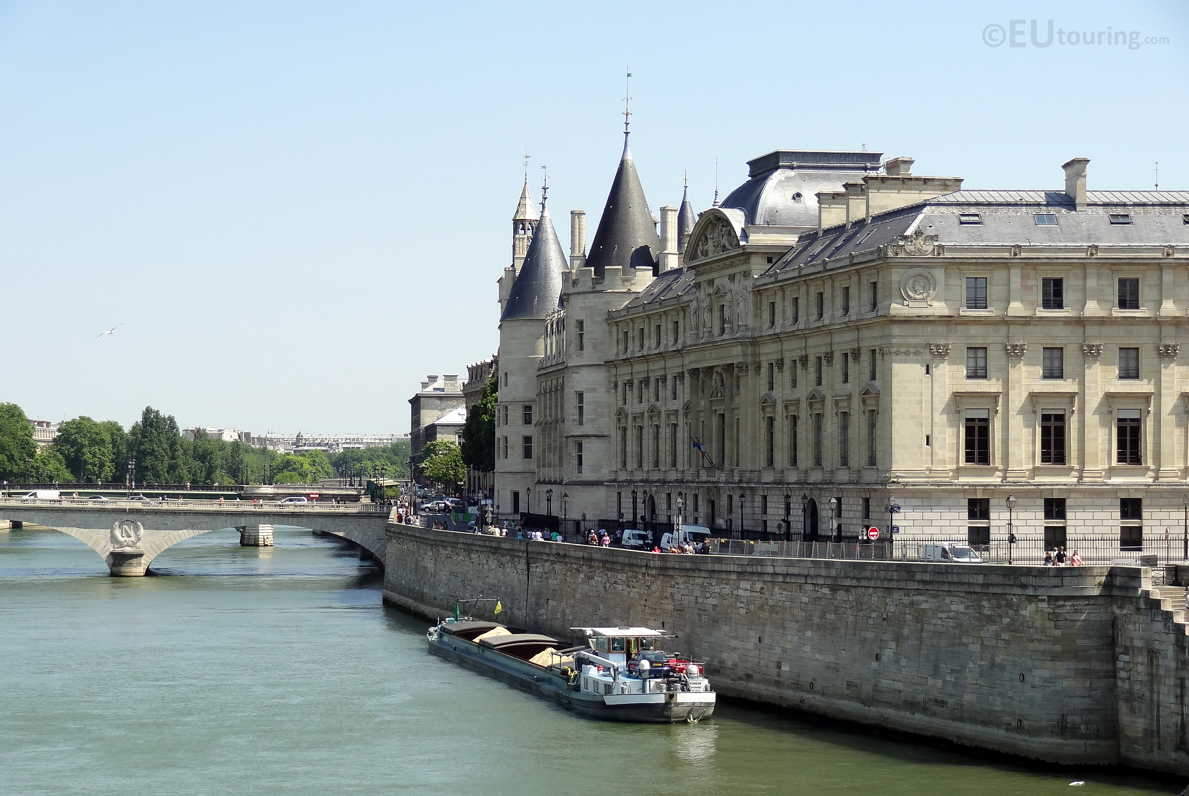 The side of the Conciergerie